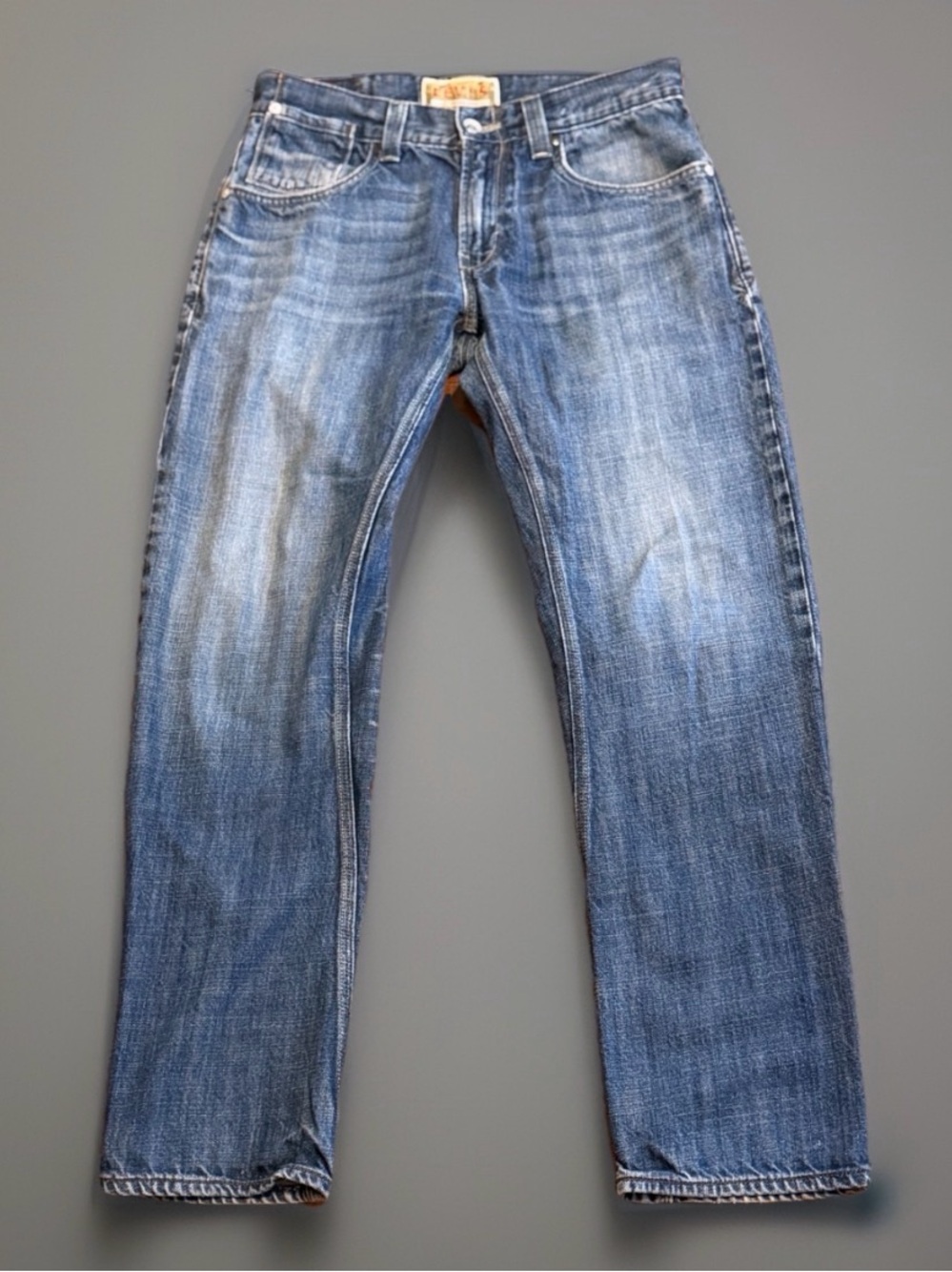 Levi’s 514 Slim Straight Jeans Men’s 32x32 Medium Wash 100% Cotton Distressed